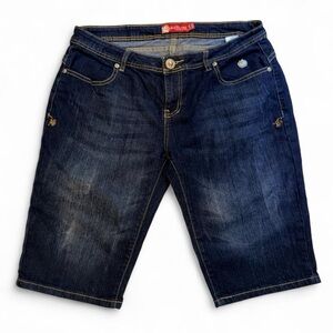 Apple Bottoms Dark Blue Denim Jean Shorts